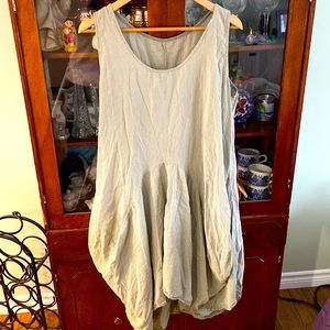 From the streets of Italy, light and airy handmade cotton dress